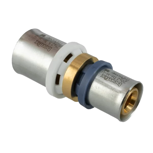 Bonfix Alu-pers rechte verloopkoppeling 25 x 20 mm 1st.