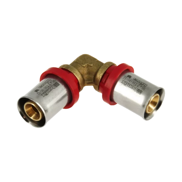Bonfix Alu-pers kniekoppeling 16 x 16 mm 1st.