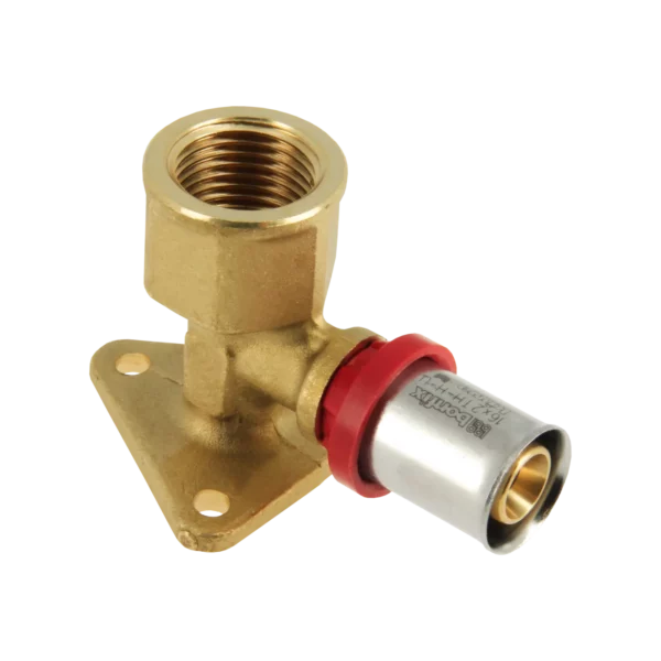 Bonfix Alu-pers muurplaat 1/2" x 16 Hoogte = 47 mm 1st.