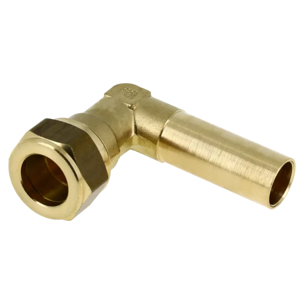 Bonfix Knel messing inschuifkniekoppeling 22 x 22 mm