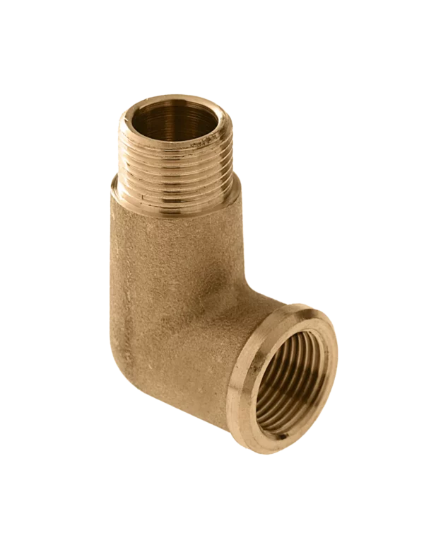 Bonfix Draad messing kniekopp. 1 1/2" bi.dr. x 1 1/2" bu.dr.