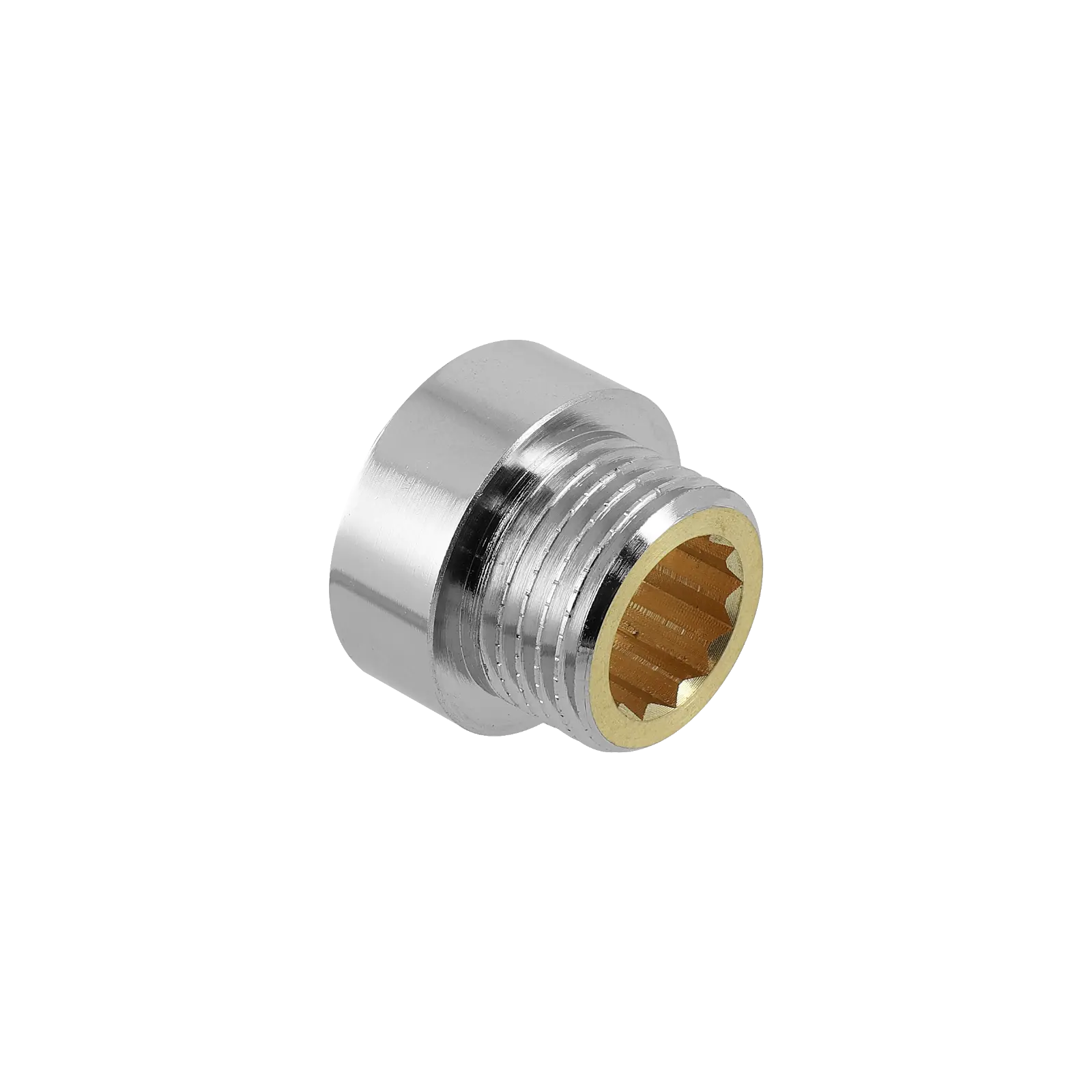 Bonfix Draad chroom kraanverlengstuk 3/4" L=10mm