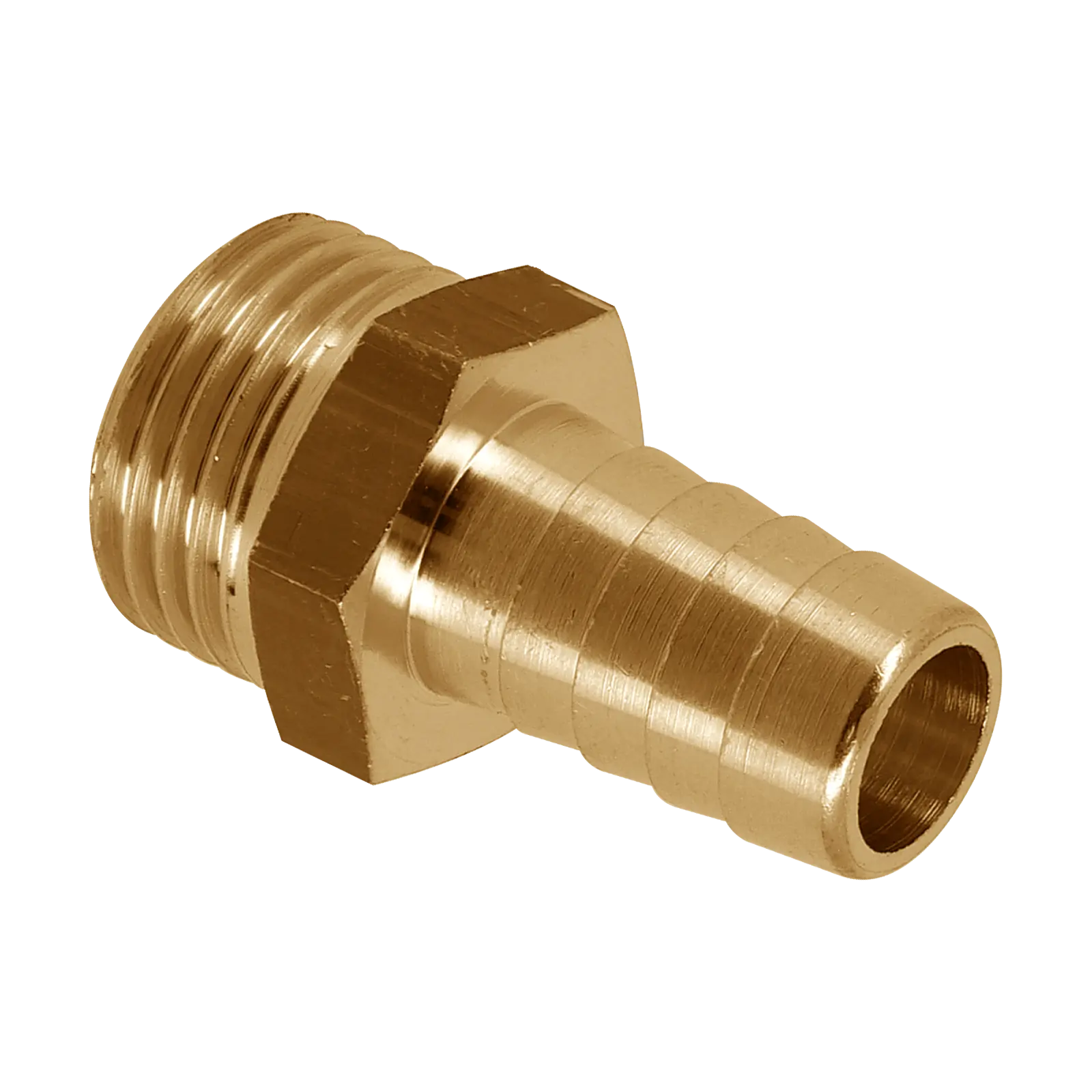 Bonfix Draad messing slangpilaar 3/8" buitendraad x 10 mm