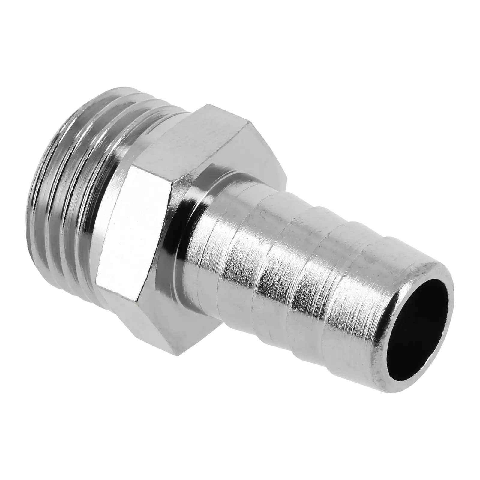 Bonfix Draad messing slangpilaar 1/2" buitendr. x 14 mm chr.