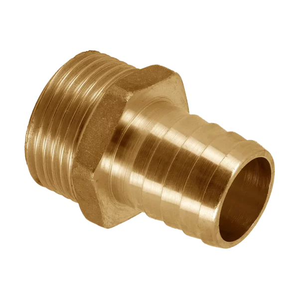Bonfix Draad messing slangpilaar 1/2" buitendraad x 25 mm