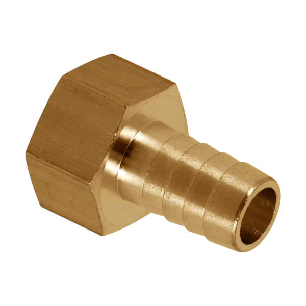 Bonfix Draad messing slangpilaar 3/8" binnendraad x 12 mm