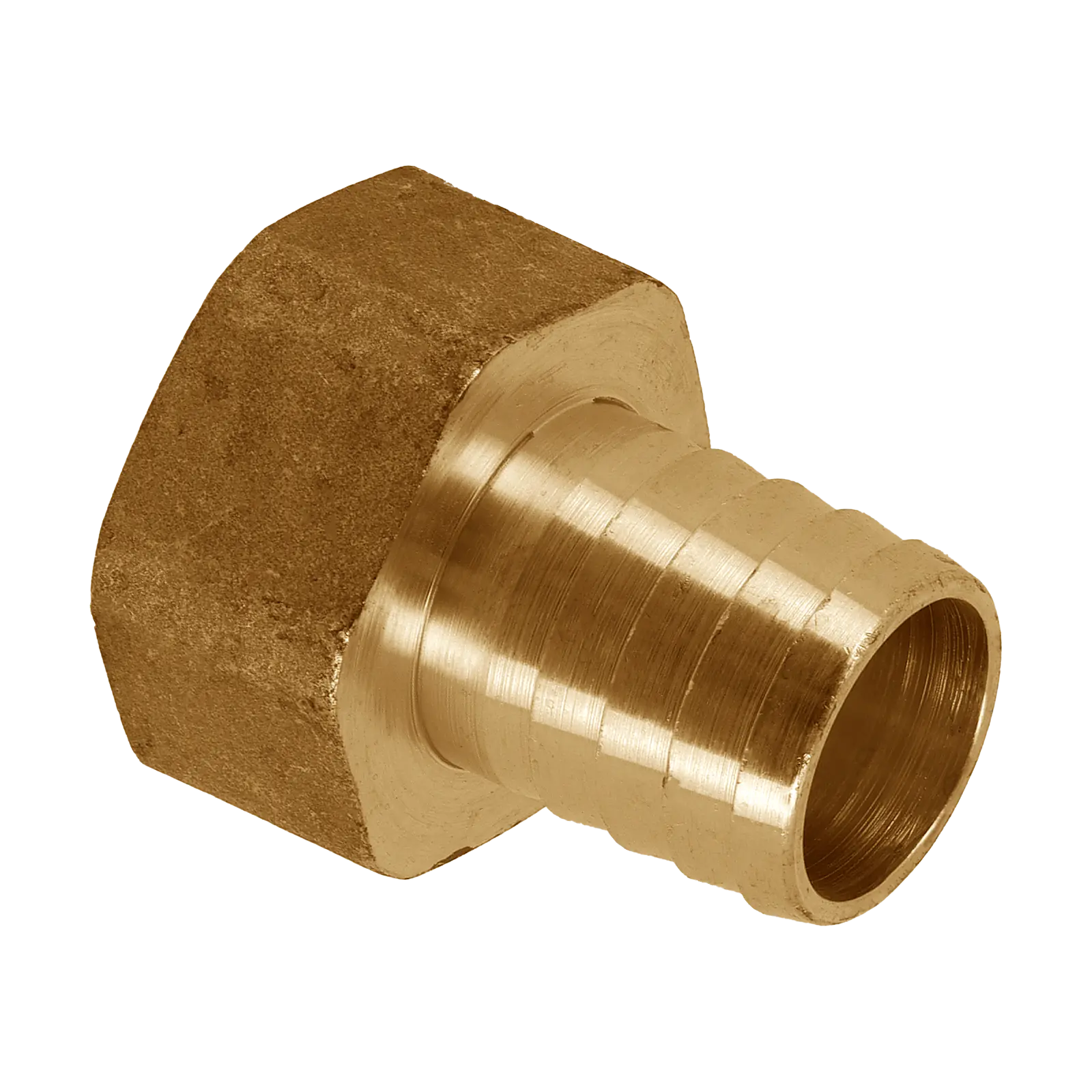 Bonfix Draad messing slangpilaar 1/2" binnendraad x 16 mm
