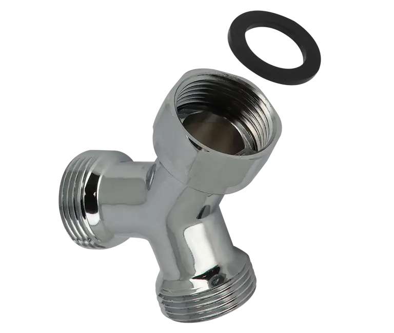 Bonfix Draad verchr Y-stuk 4/4" bu. x 3/4" bi.wartl x 3/4 bu