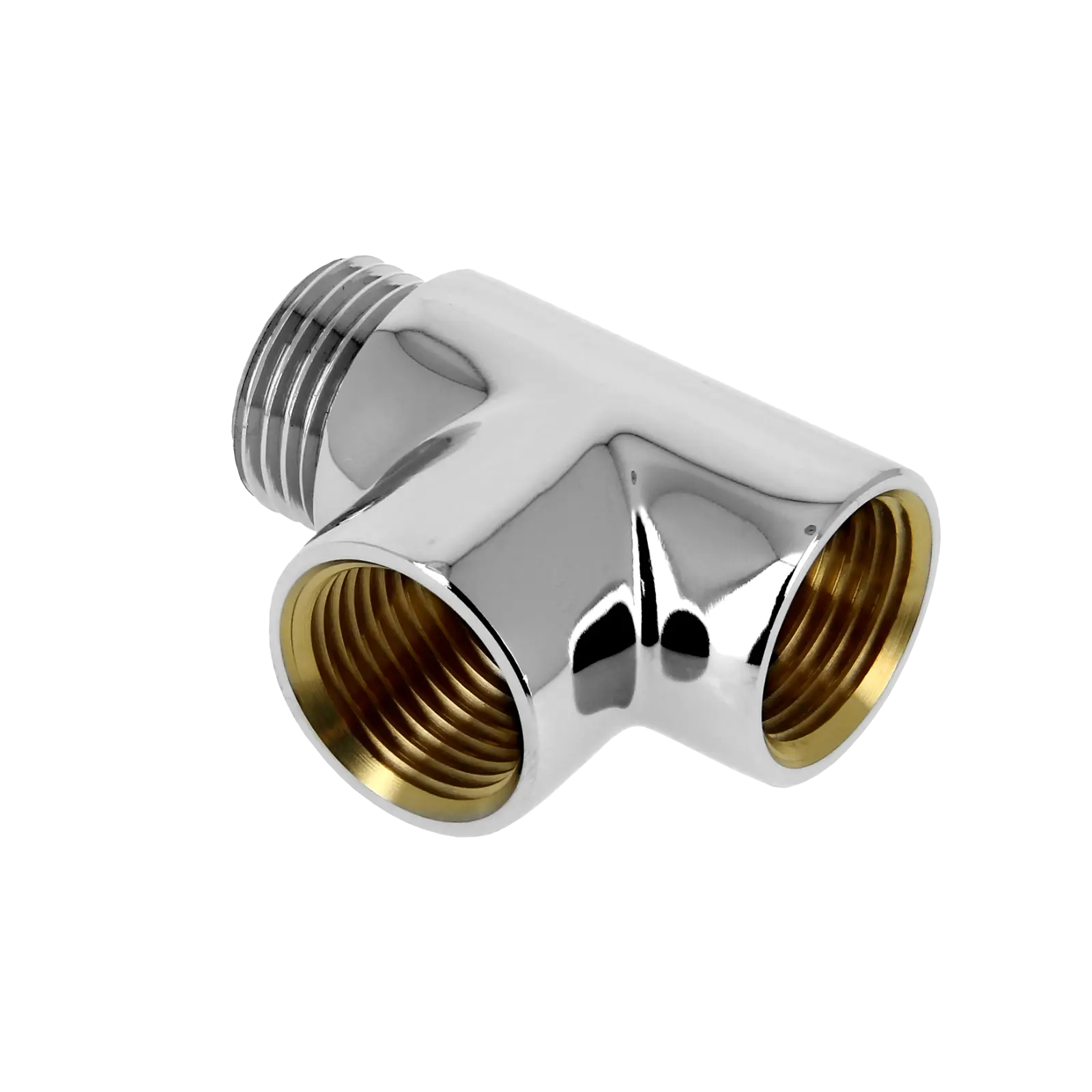 Bonfix Draad verchr. T-stuk 1/2" bu. x 1/2" bi. x 1/2"