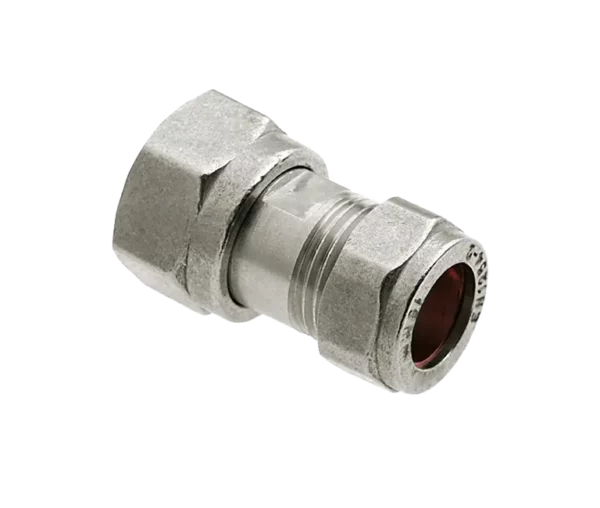 Bonfix Chroom 2-delige koppeling M24 x 15 mm knel