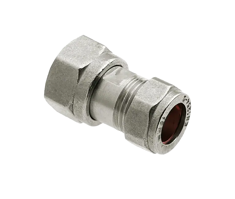 Bonfix Chroom 2-delige koppeling M24 x 15 mm knel