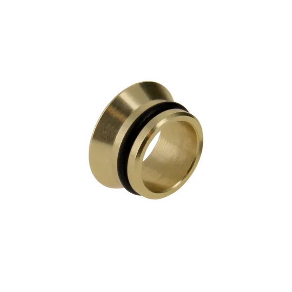 Bonfix Messing insert 12 mm vlak met O-ring 1st.