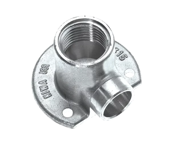 Bonfix Soldeer vertinde muurplaat laag 1/2" bi.dr. x 15 mm