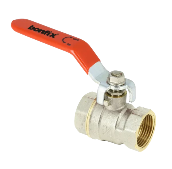 Bonfix Kogelkraan 1/2" bi.dr. x 1/2" bi.dr.+rode hendel PN25