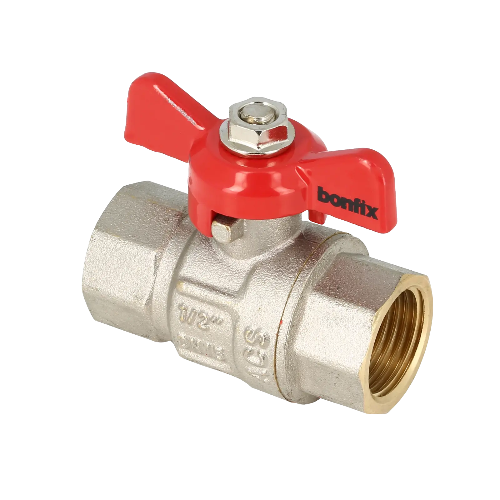 Bonfix Kogelkraan 1" bi.dr. x 1" bi.dr. +vlindergreep