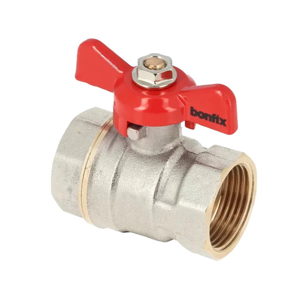 Bonfix Kogelkraan 1" bi.dr. x 1" bi.dr. +vlindergreep PN25