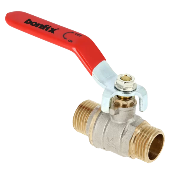 Bonfix Kogelkraan 3/4" bu.dr. x 3/4" bu.dr. + rode hendel