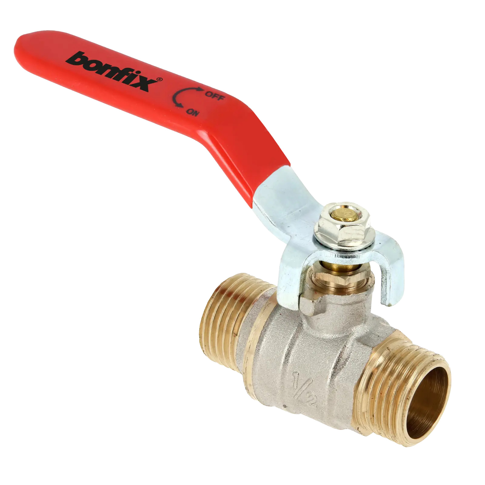 Bonfix Kogelkraan 3/4" bu.dr. x 3/4" bu.dr. + rode hendel
