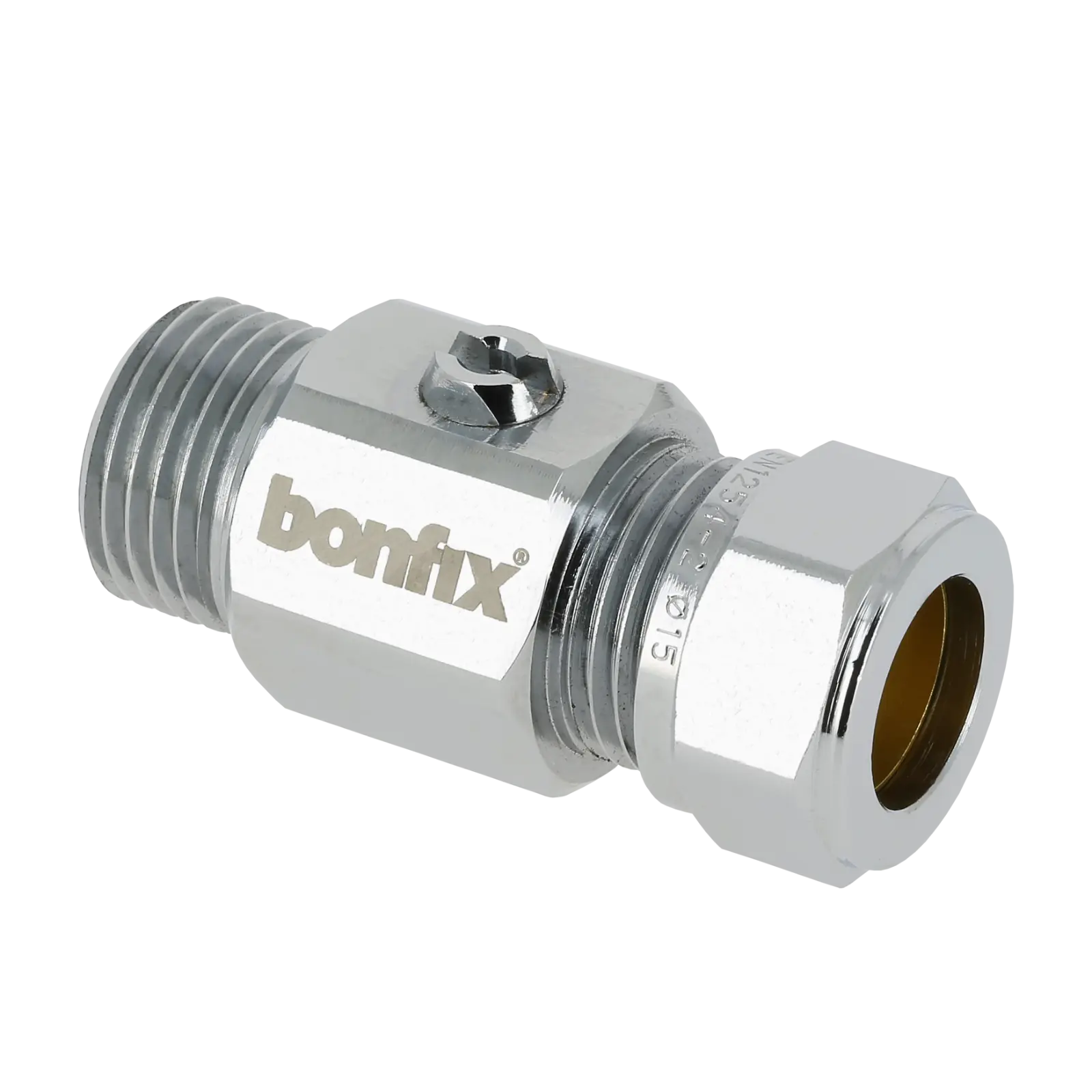 Bonfix Kogelstopkraan knel 3/8 x 15 (schroevendraaier)