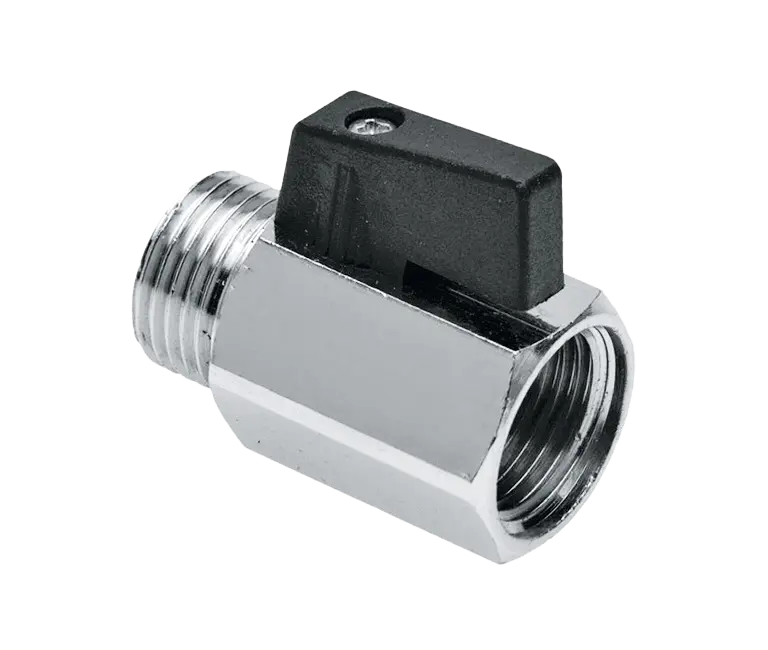 Bonfix Minikogelkraan 3/4" bi.dr. x bu.dr. (zwarte knop)