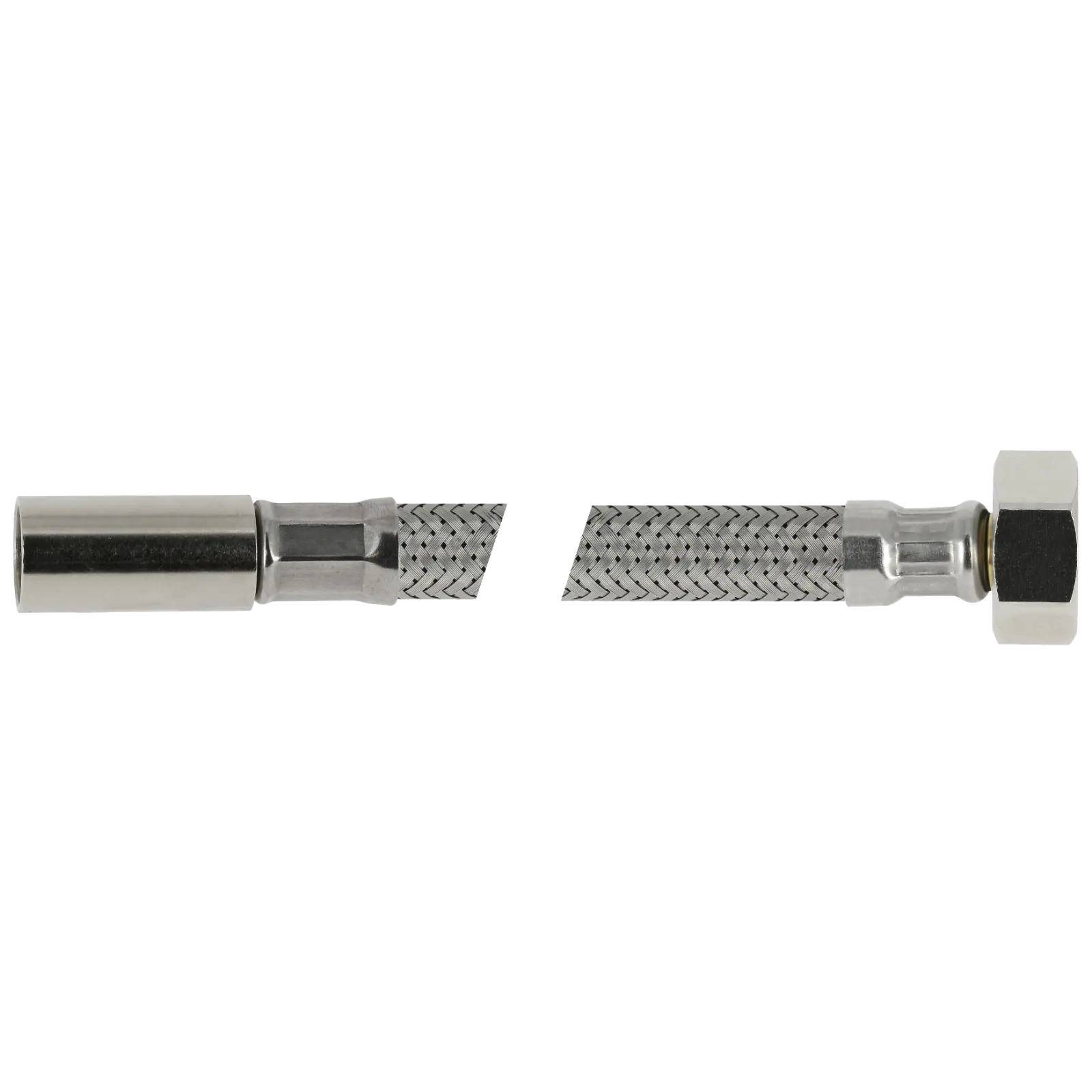 Bonfix RVS flex. aansluitleiding 50cm 15mm instk x 3/8bi.