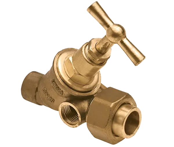Bonfix Stopkraan 15 mm capillair x koppeling excl. aftapper