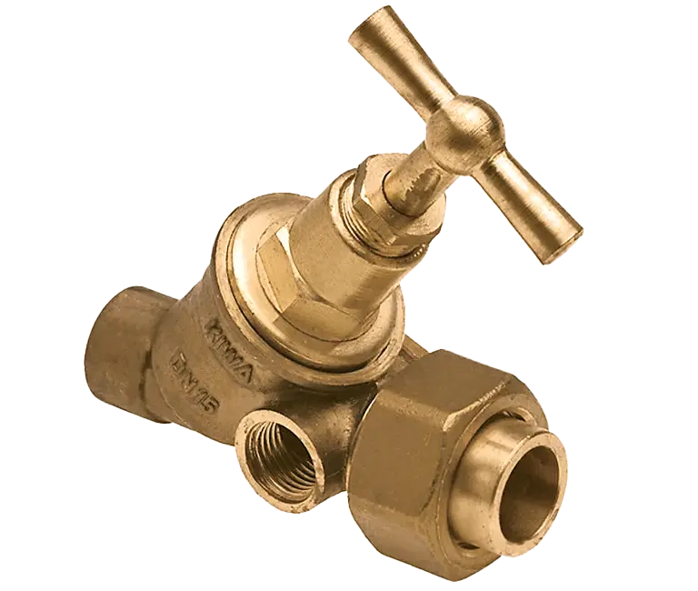 Bonfix Stopkraan 15 mm capillair x koppeling excl. aftapper