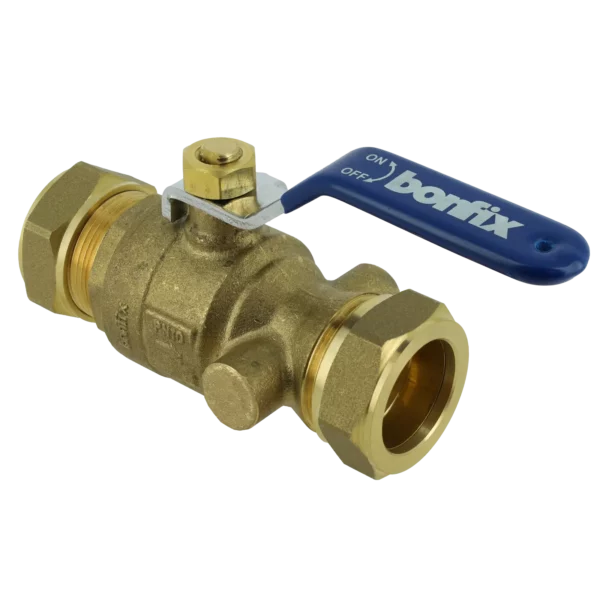 Bonfix Kogelstopkraan 28 x 28 mm knel zonder aftap
