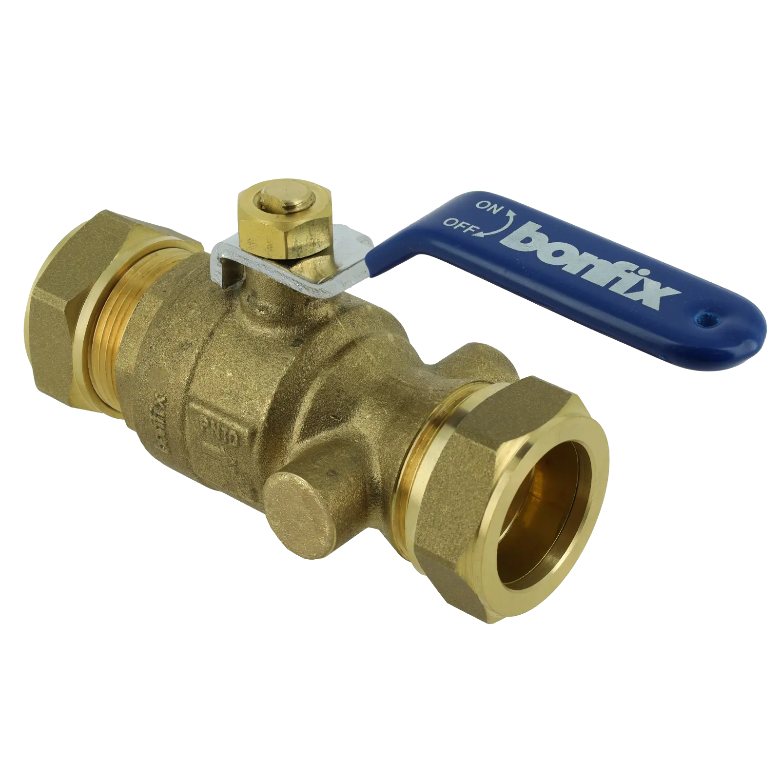 Bonfix Kogelstopkraan 28 x 28 mm knel zonder aftap
