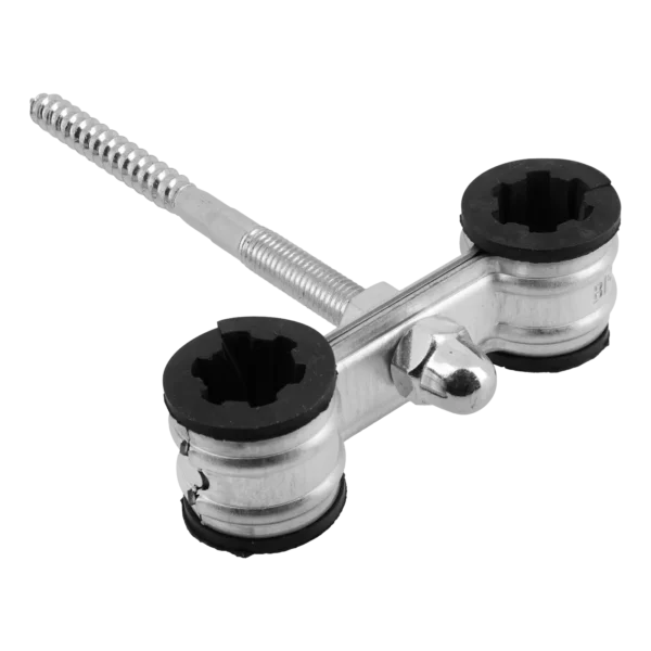 Bonfix Dubbele radiatorbgl. 15mm met muurpen 120mm