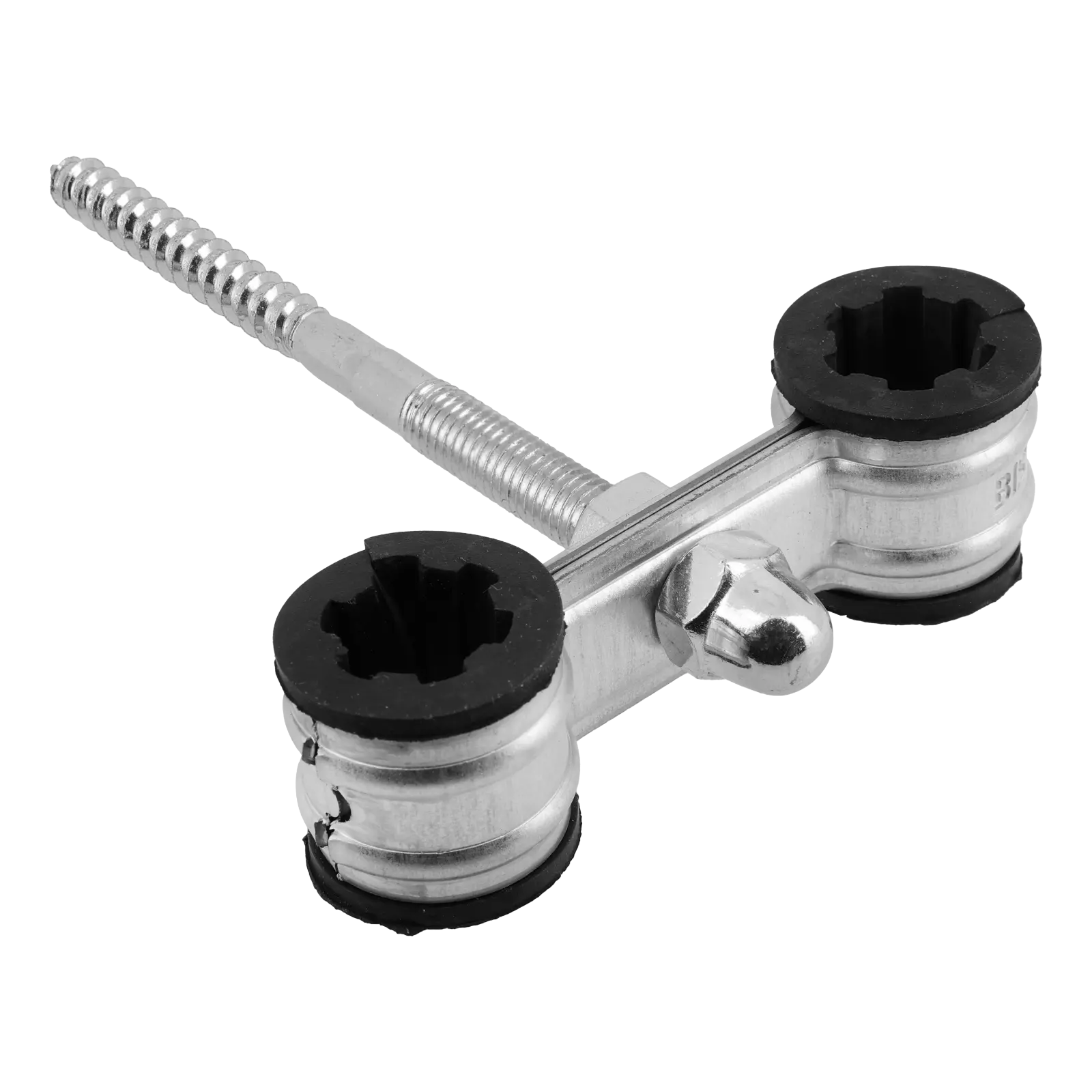 Bonfix Dubbele radiatorbgl. 15mm met muurpen 120mm