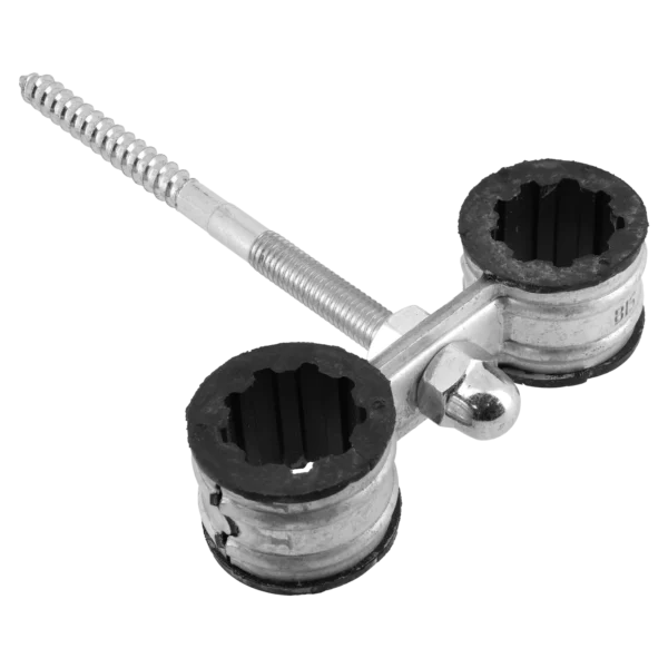 Bonfix Dubbele radiatorbgl. 22mm met muurpen 120mm