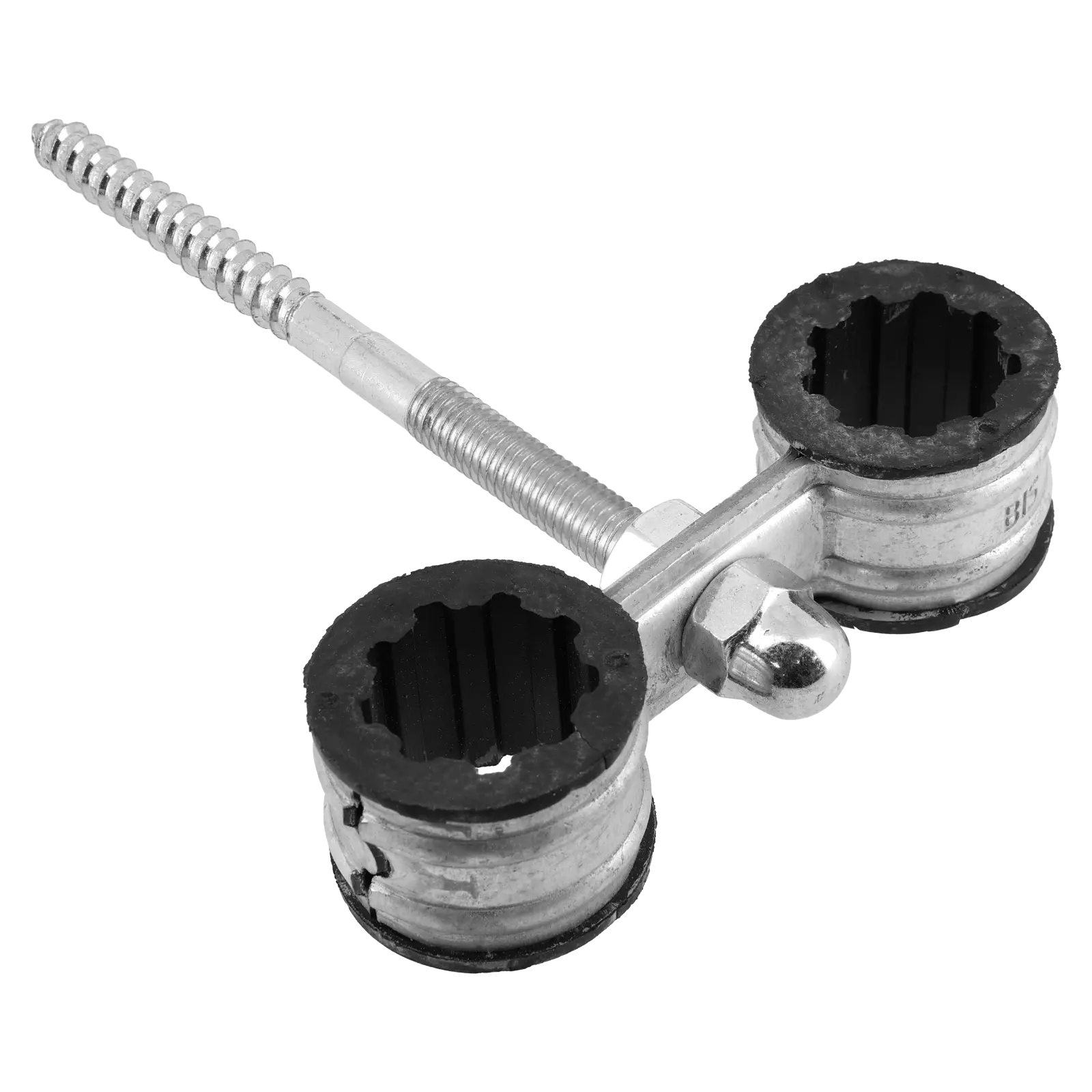Bonfix Dubbele radiatorbgl. 22mm met muurpen 120mm
