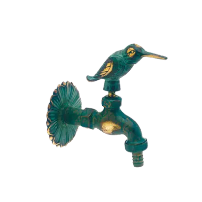 Bonfix Tapkraan gepatineerde nostalgische 1/2" vogel
