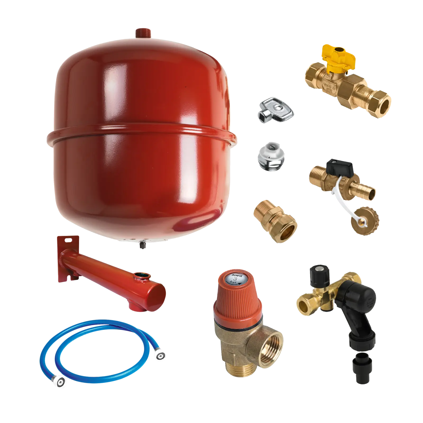 Bonfix CV Ketelaansluitpakket 18 liter expansievat