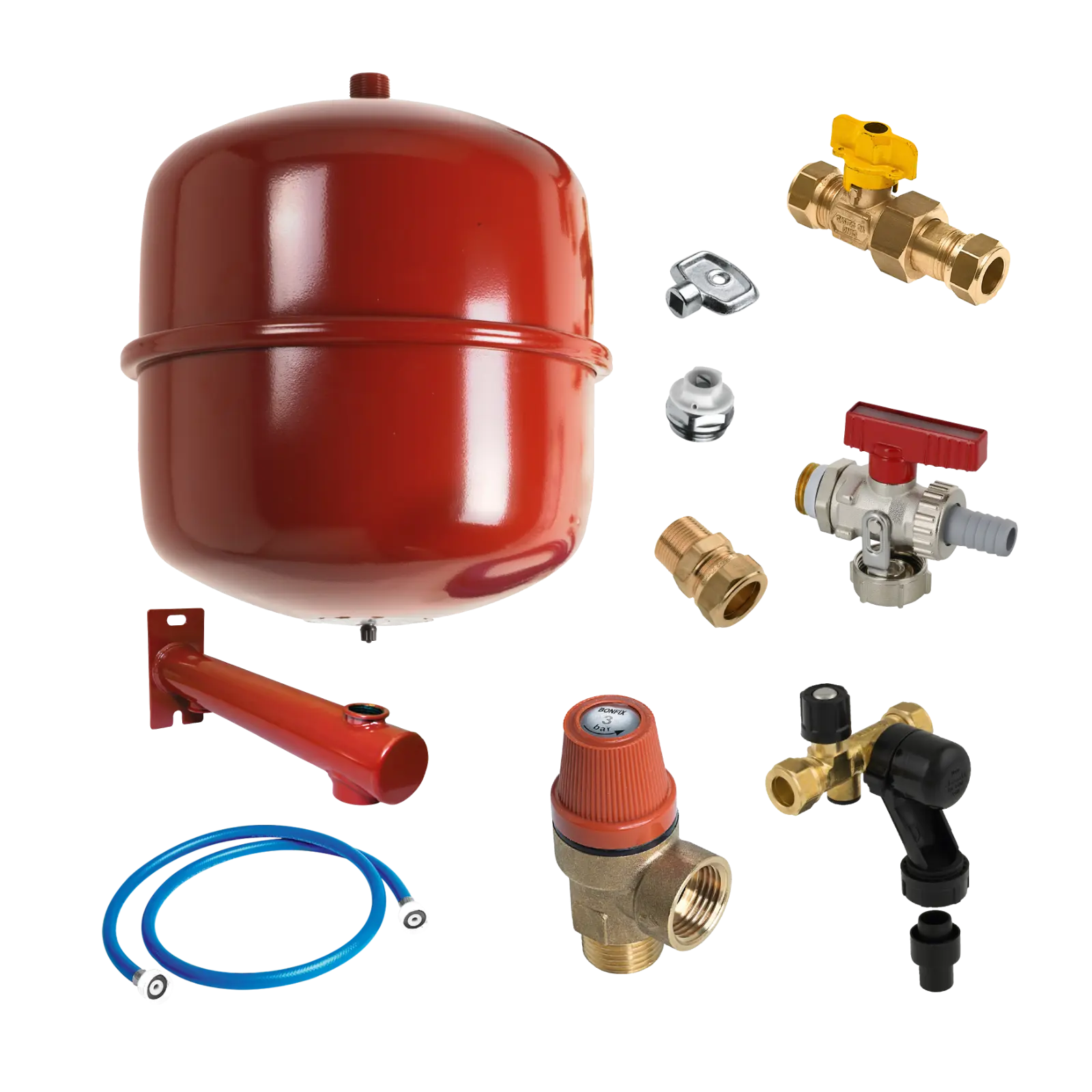Bonfix CV Ketelaansluitpakket incl. simplex kraan