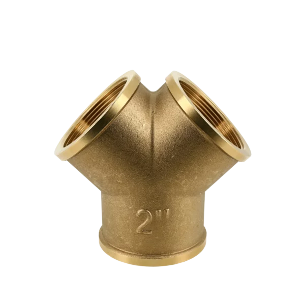 Bonfix Draad messing Y-stuk 2" bi.dr.