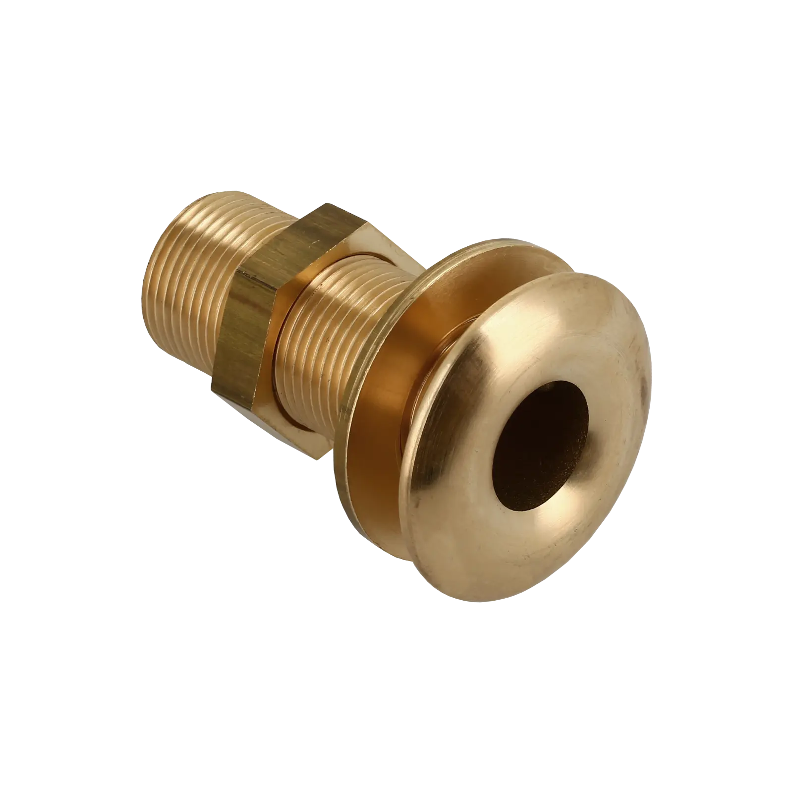 Bonfix Huiddoorvoer bol messing incl. moer en ring 2