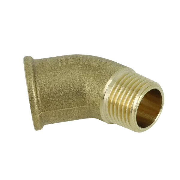 Bonfix Draad messing bocht 45° 1/2" bi.dr. x bu.dr.