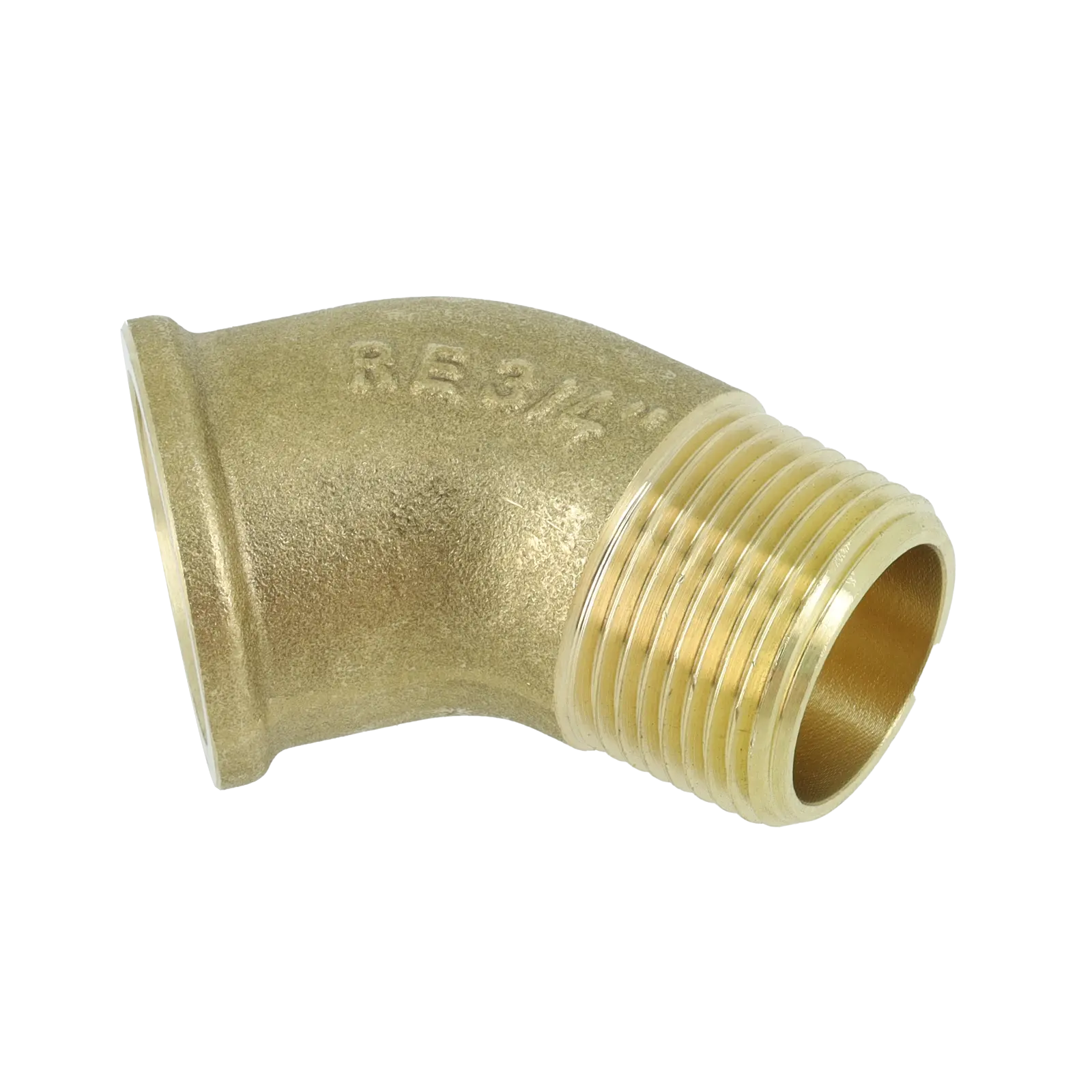Bonfix Draad messing bocht 45° 3/4" bi.dr. x bu.dr.