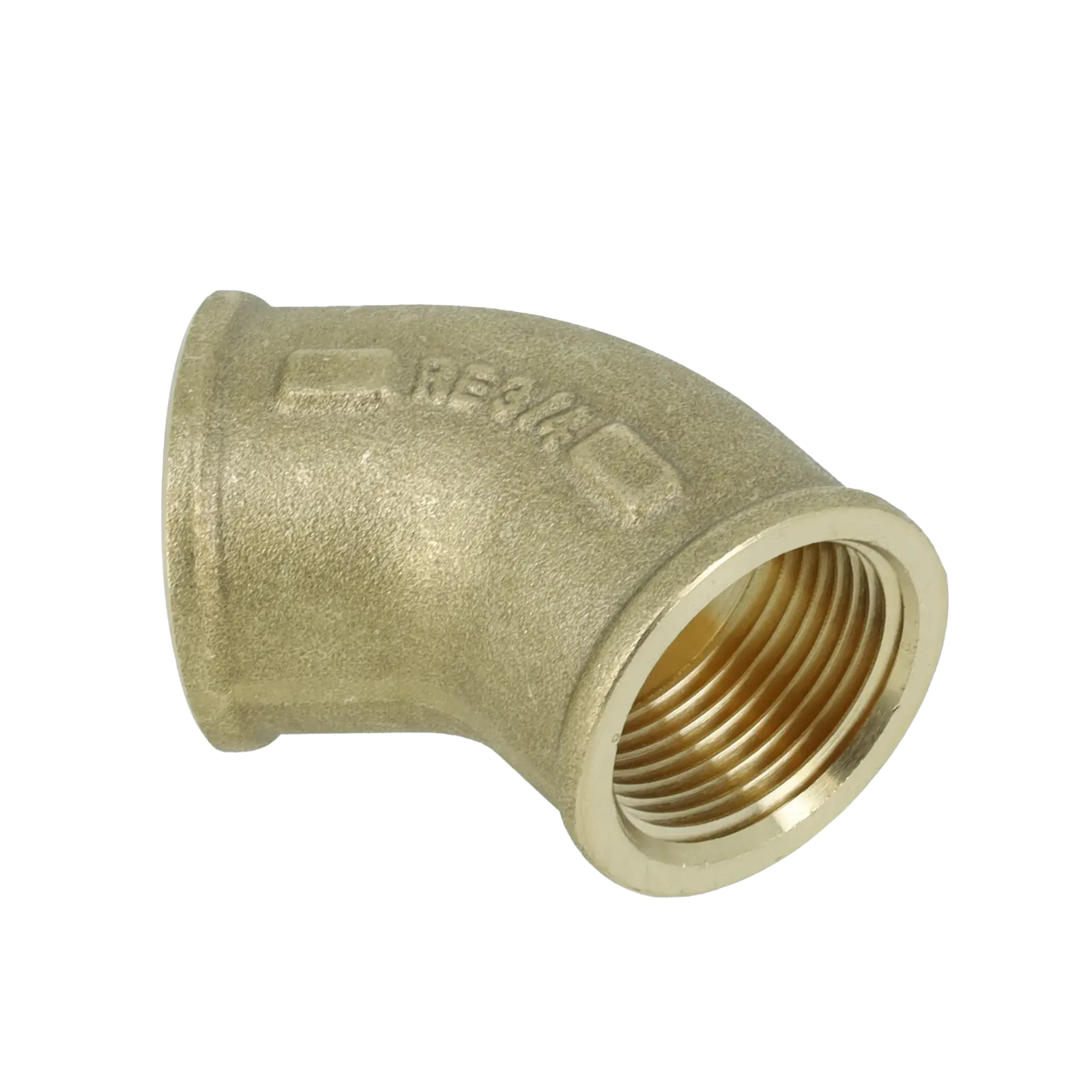 Bonfix Draad messing bocht 45° 3/4" binnendraad