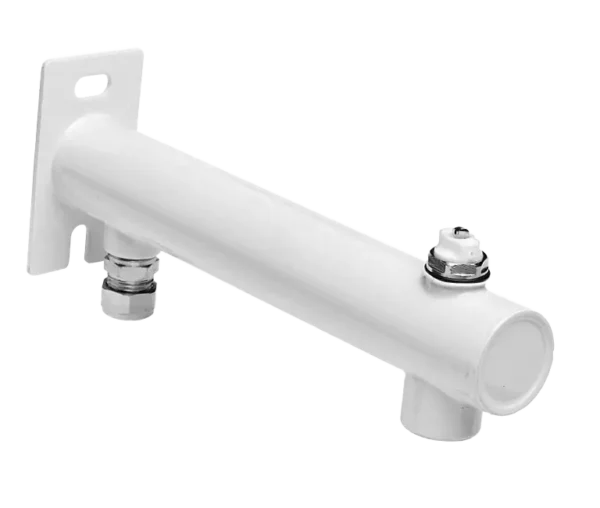 Bonfix Expansievatconsole 3 gats, voorgemonteerd WIT