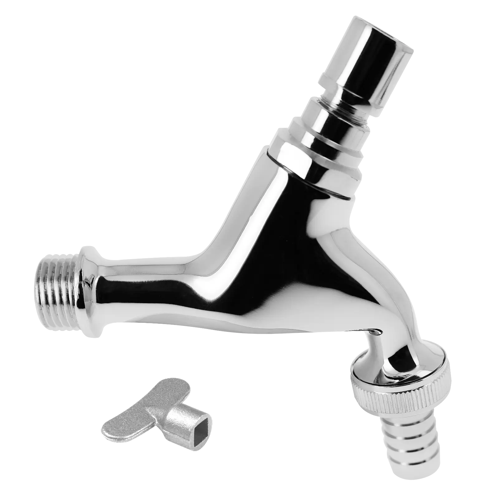 Bonfix Tapkraan 1/2” x 3/4 beluchter + sleutel + slangwartel