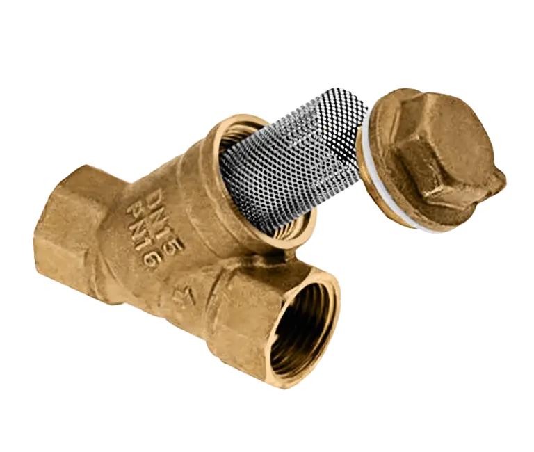 Bonfix Draad messing vuilvanger 4" bi.dr. x 4" bi.dr.
