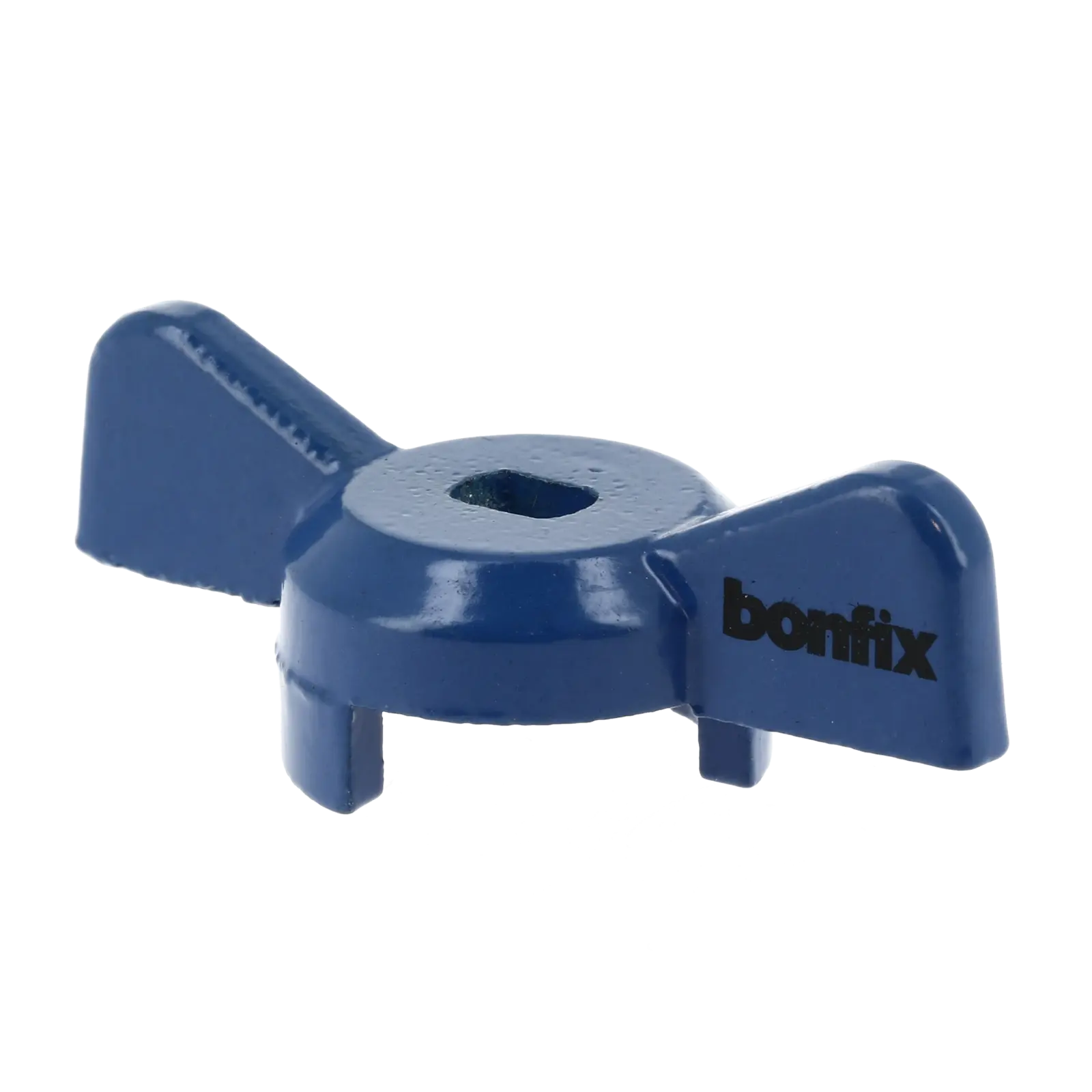 Bonfix Stalen vlinderhendel 1" en 5/4" blauw