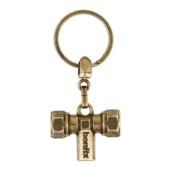 Bonfix Sleutelhanger ontluchting antiek messing