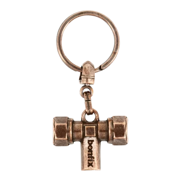 Bonfix Sleutelhanger ontluchting antiek roodkoper