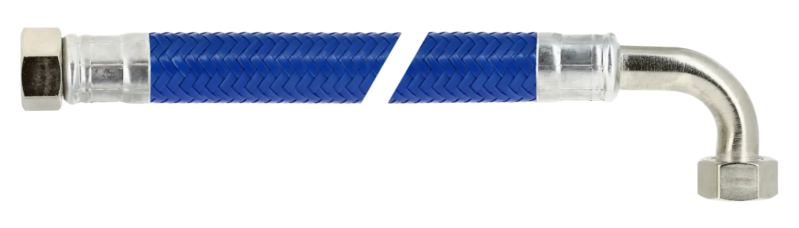 Bonfix Flex. EPDM slang blauw 3/4 bi x 3/4 bi haaks 50 cm