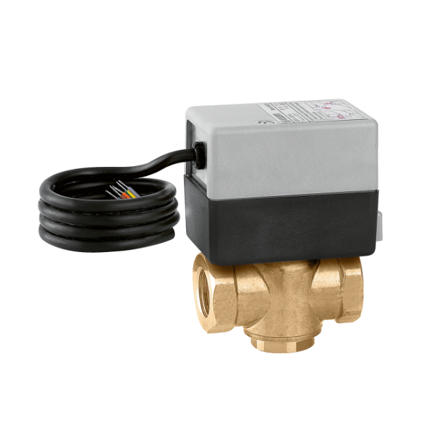 Caleffi Z-one Drieweg Zoneventiel 1" met Servomotor 230V - 643062