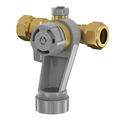 Flamco Flopress Inlaatcombinatie 15 MM 2x Knel 8 Bar